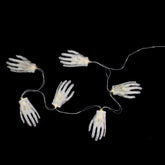Zombie Hands Halloween Light Set - Clear Lights - 6ct